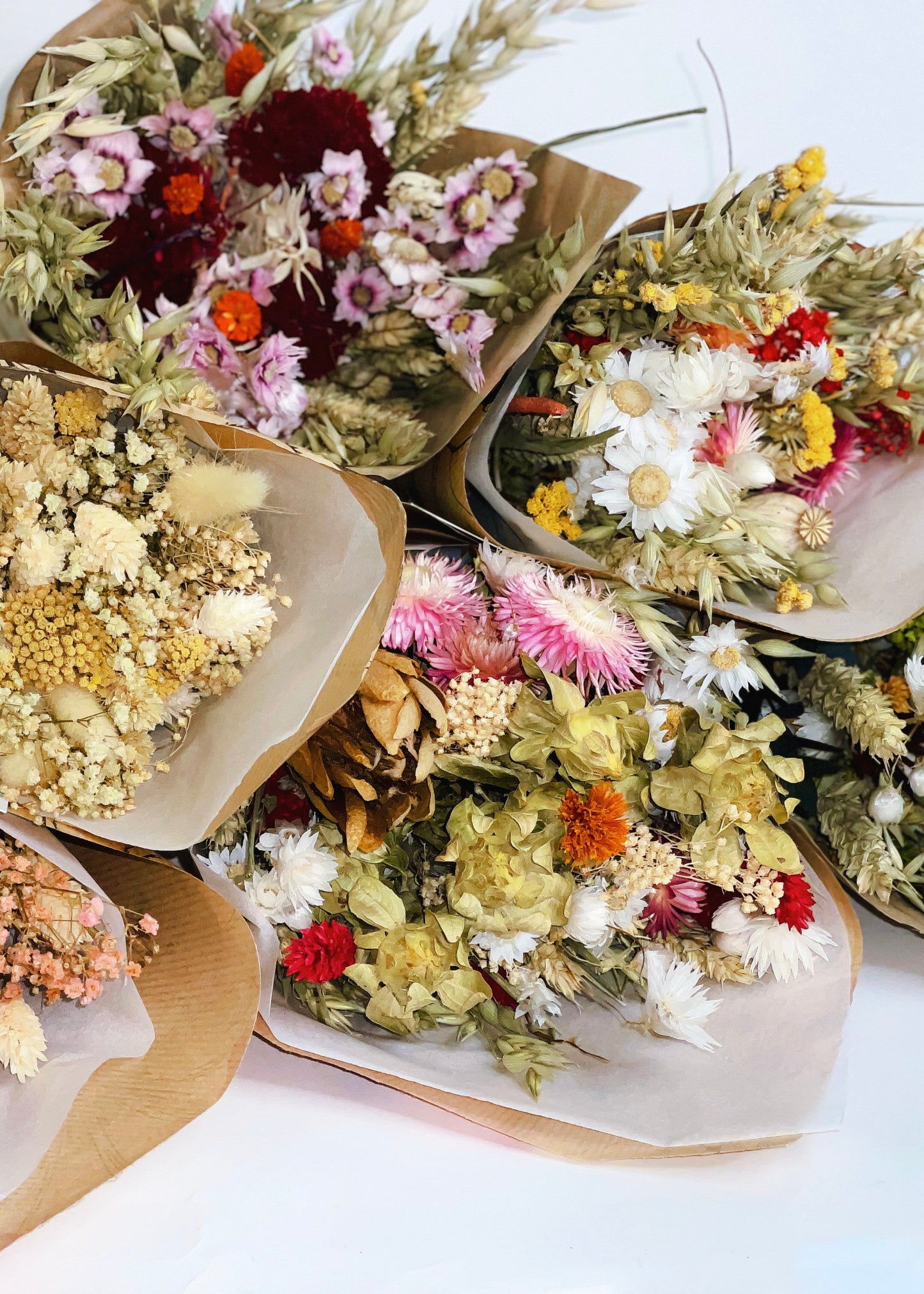 Bouquet de fleurs séchées